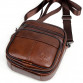 100% top cow genuine leather versatile casual shoulder men messenger bags for men leather handbags mini bag brown 