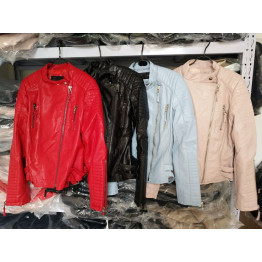 2017 Hot Sale Spring Autumn Fashion Brand Women Faux Leather Jacket Zipper Motorcycle Leather Coat Slim Short PU Jackets