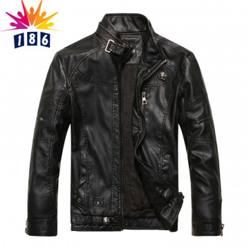 2017 autumn new goods men's leather jacket Jaqueta COURO Masculina bomber sheepskin coats men's casual leather jacket M-XXXL