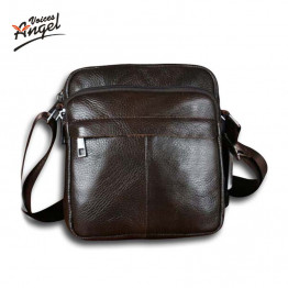 Angel Voices! Hot sale New fashion genuine leather men bags small shoulder bag men messenger bag crossbody leisure bag XP491