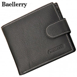 Baellerry Genuine Leather Men Wallets Purse Money Bag Fashion Male Wallet Card Holder Coin Purse Wallet Men MWS023