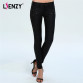 Black Leather Pants 2016 New Women&#39;s Fashion Low Waist Slim Black Lederhosen Long Pants32599074122