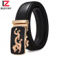DESTINY Newest Dragon Belt Men Luxury Famous Brand Waist Strap Male High Quality Genuine Leather Belts For Men Automatic Buckle