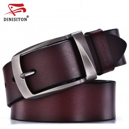 DINISITON designer belts men high quality genuine leather belt man fashion strap male cowhide belts for men jeans cow leather