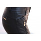 EW Pu Leather Pants Womens Autumn Winter Zippers Button Pockets Fashion Plus Size 5xl Pencil Skinny Trousers For Woman With Belt32427131208