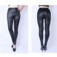 ISHINE High Waist Women PU Leather Pants Stretch Leggings Pencil skinny Black Sexy Ladies female Trousers Plus Size XL- 4XL 5XL32793343764