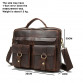 NEW genuine leather Brand Men handbag Business Briefcases bag Cow Crazy Horse Leather messenger Shoulder High capacity Handbags