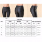 SERANDMIDO Women Leather pants PU Button Fly with Zipper Pockets Skinny Pencil Pants Patchwork Ladies Leather Leggings SMP011