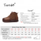 Tastabo HOT SALE Shoes Women Retro Boots Handmade Ankle Boots Flat Boots Real Genuine Leather Shoes Women Shoes Plus Size 4232766665527