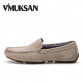 VMUKSAN Winter Fur Men Loafers 2017 New Casual Shoes Slip On Fashion Drivers Loafer Pig Suede Leather Moccasins Plush Men Shoes32798965419