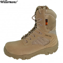 Winter/autumn Men Quality Brand Military Leather Boots Special Force Tactical Desert Combat Boats Outdoor Shoes Snow Boots