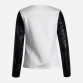 Women PU Leather Casual Zip Long Sleeve Chic Stylish Top Outwear Parka Coat Zipper Patchwork Baseball Jacket LXZ020M XXL32483713757