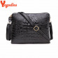Yogodlns Factory Sale 2017 Genuine Leather Women Clutch Vintage Crocodile Pattern Shoulder Bags Evening Party Messenger Bags