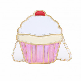 Yogodlns New Cute Cartoon Women Ice cream Cupcake Mini Bags PU Leather Small Chain Clutch Crossbody Girl Shoulder Messenger bag